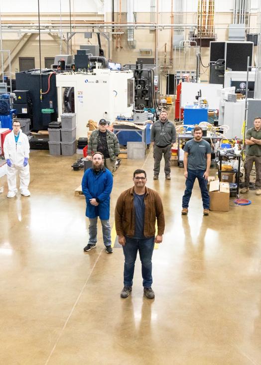 ORNL researchers in advanced manufacturing, materials science and engineering collaborated to produce face shields and reusable mask molds so that industry can quickly mass produce. Credit: Carlos Jones/Oak Ridge National Laboratory, U.S. Dept. of Energy