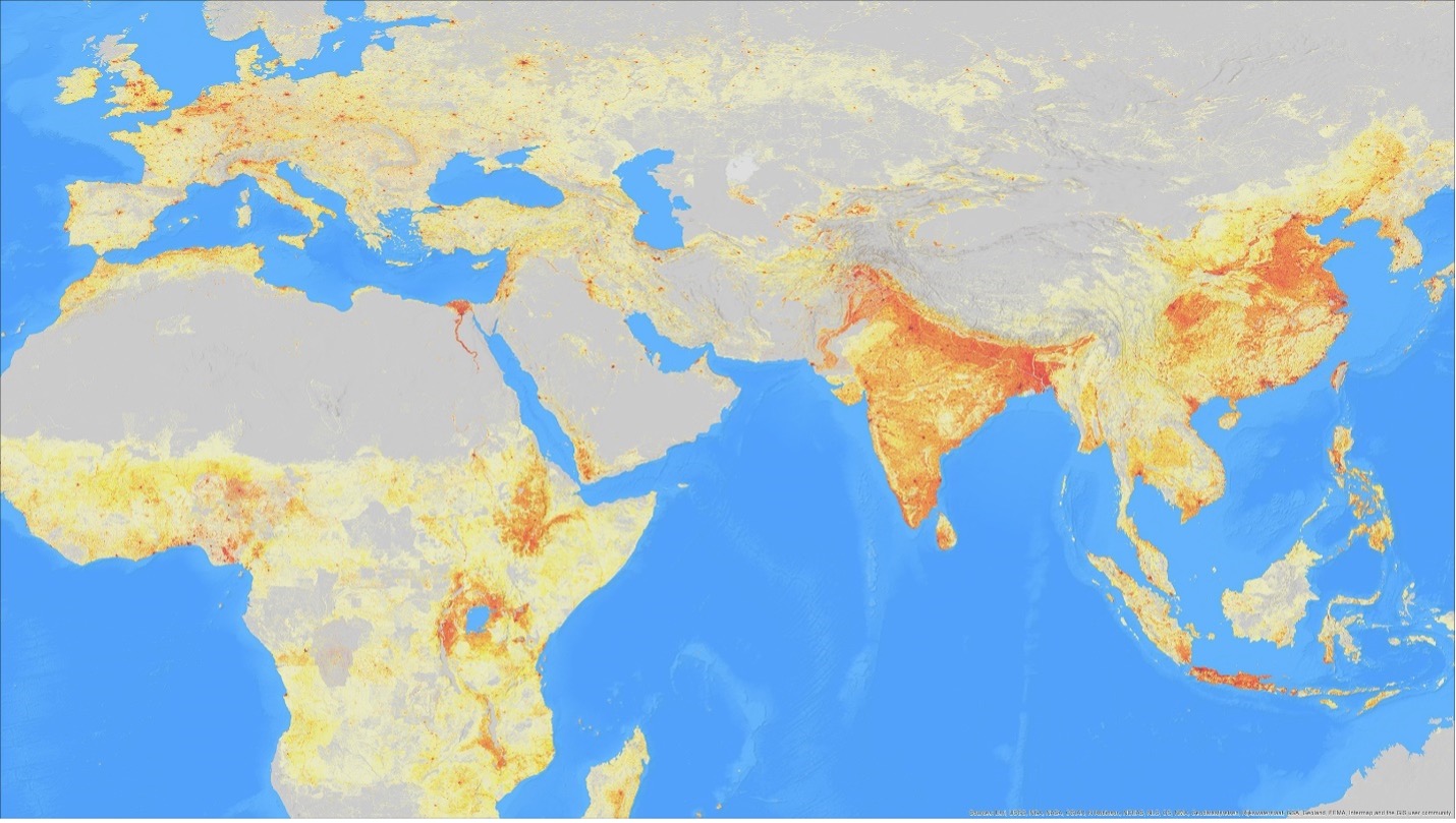 Newswise: Public Release of ORNL Global Population Distribution Data Aids Humanitarian Support