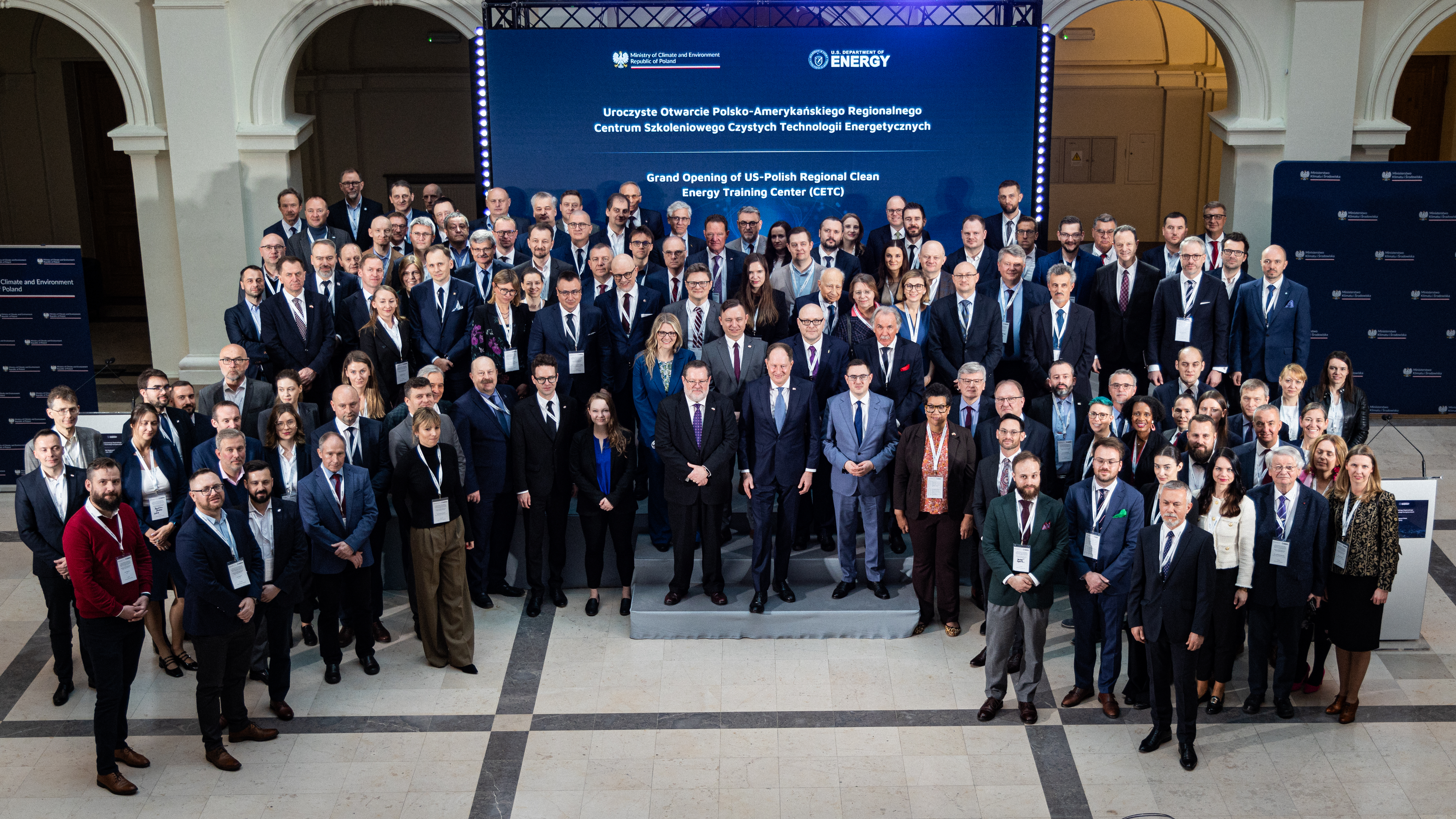 US and Polish representatives gather at the Warsaw opening of CETC.