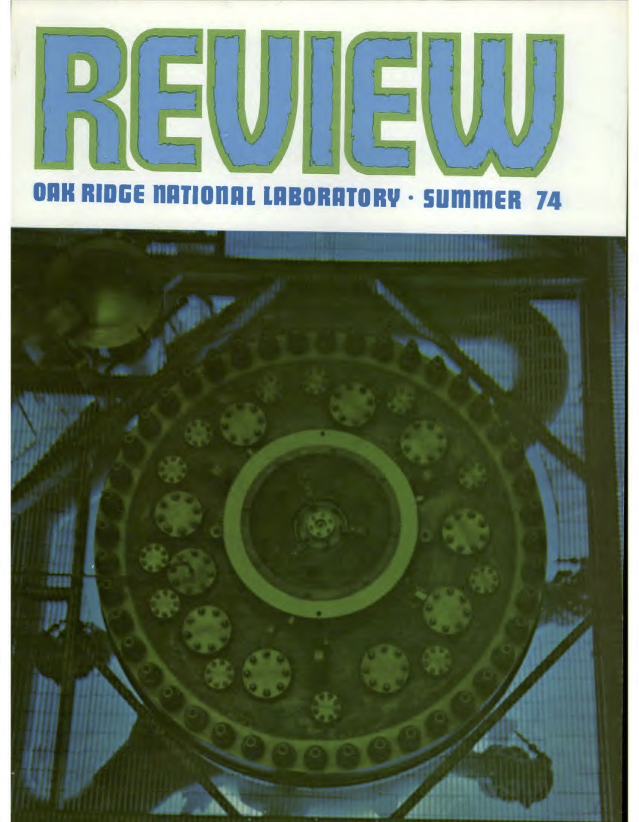 ORNL Review v7n2