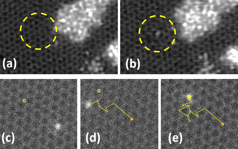 electron microscope images atom