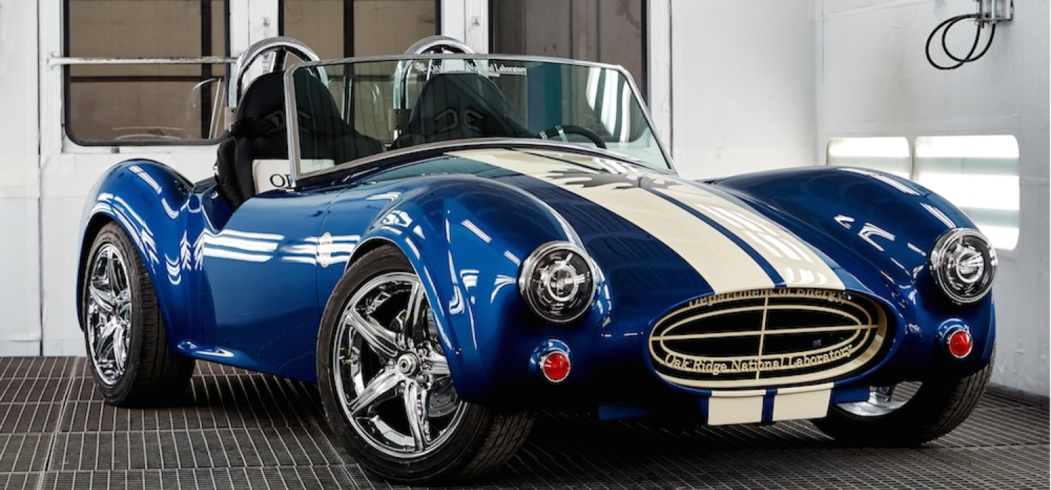 3-D printed Shelby Cobra highlights ORNL R&D at Detroit Auto Show 3-D printed Shelby Cobra highlights ORNL R&D at Detroit Auto Show
