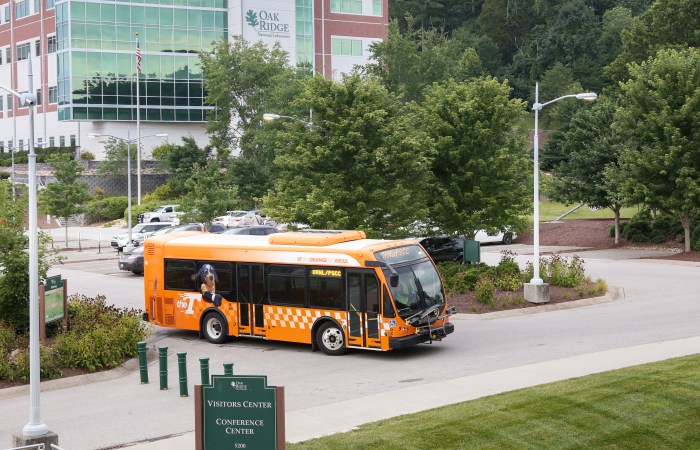 The T bus runs between ORNL and Pellissippi State Community College