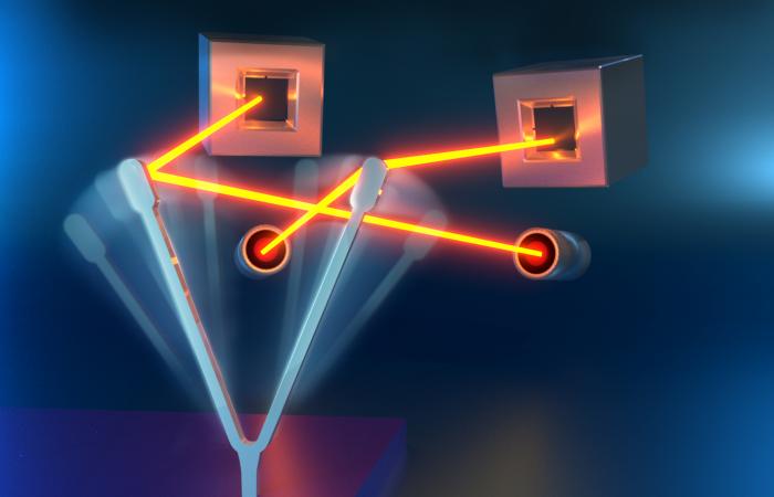 Researchers at the Center for Nanophase Materials Sciences demonstrated an insect-inspired, mechanical gyroscope to advance motion sensing capabilities in consumer-sized applications. Credit: Jill Hemman/Oak Ridge National Laboratory, U.S Dept. of Energy