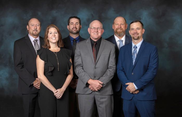 The Awards Night team award for mission support recognizes "exemplary decision making and a well calculated approach that enabled safe resolution of significant hazards at the Tower Shielding Facility in February 2019." Pictured team members are, from left, Darrell Dillinger, Jane Ann Holly, Ryan Cranford, Steve Malone, Joe Drumright and J.P. Biondo. The team also included Gary Sills, Brooks Hamby, Rusty Friske and Tim Crabtree.