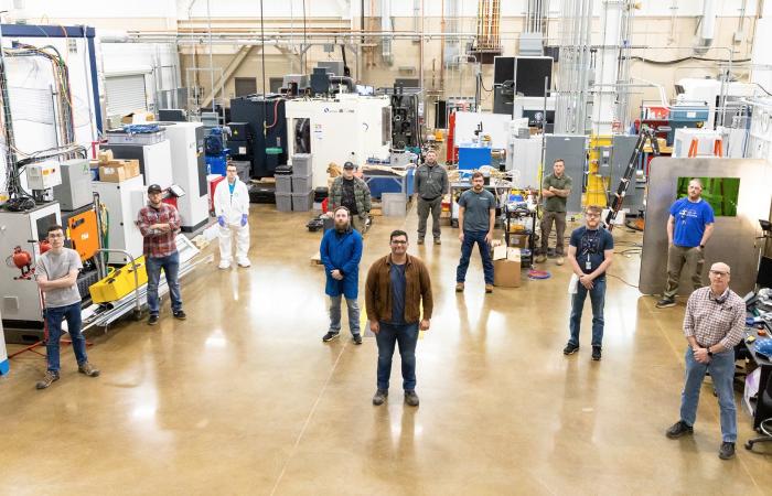 ORNL researchers in advanced manufacturing, materials science and engineering collaborated to produce face shields and reusable mask molds so that industry can quickly mass produce. Credit: Carlos Jones/Oak Ridge National Laboratory, U.S. Dept. of Energy