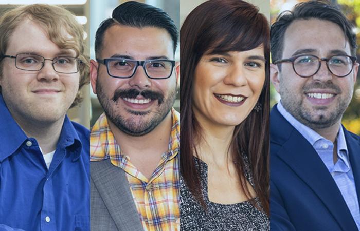 Stephen Taller, Trevor Aguirre, Andrea Delgado and Andrew Ullman