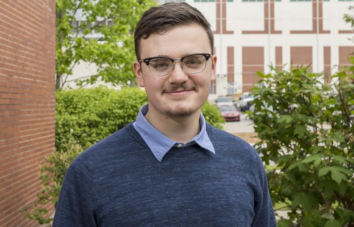 Tyler Duckworth has been named recipient of the 2021 UT-Battelle Scholarship to attend the University of Tennessee. Credit: Carlos Jones/ORNL, U.S. Dept. of Energy