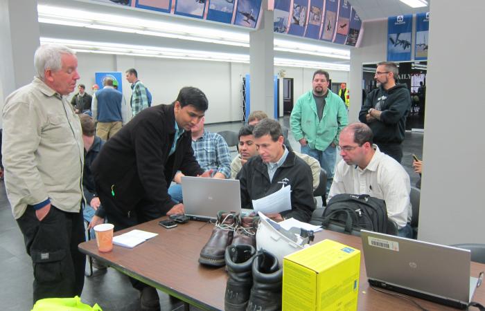 As part of DOE’s Better Plants Program, ORNL’s Sachin Nimbalkar and Thomas Wenning provide online tool training, onsite analysis and national laboratory research and development support for U.S. industries seeking to reduce carbon emissions and improve energy efficiency. Credit: ORNL, U.S. Dept. of Energy