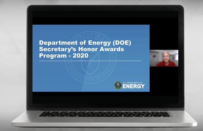 DOE Energy Secretary speaks at virtual awards 