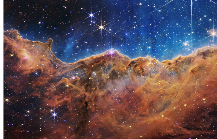 Scientists are trying to bring dark matter out of the shadows. Credit: NASA, ESA, CSA, STScI