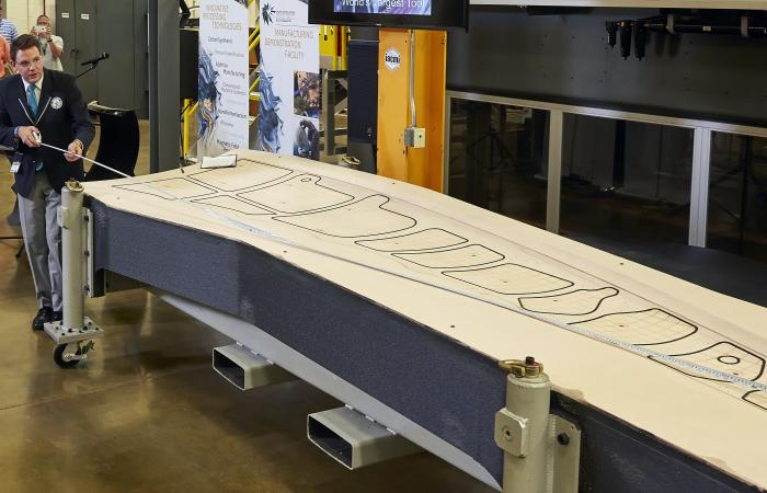 3D printed tool for building aircraft Guinness World Records title | ORNL