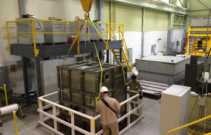 The welding hot cell system was installed at REDC in June 2016. “Since the mid-1960s, REDC has been the production, storage and distribution center for the heavy-element research program of the United States Department of Energy,” said ORNL’s Allen W. Smi