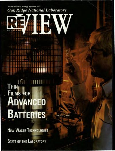 ORNL Review v25n2