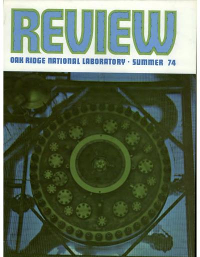 ORNL Review v7n2