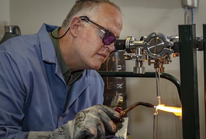 Mike Zach with Stable Isotope Research, Development, and Production