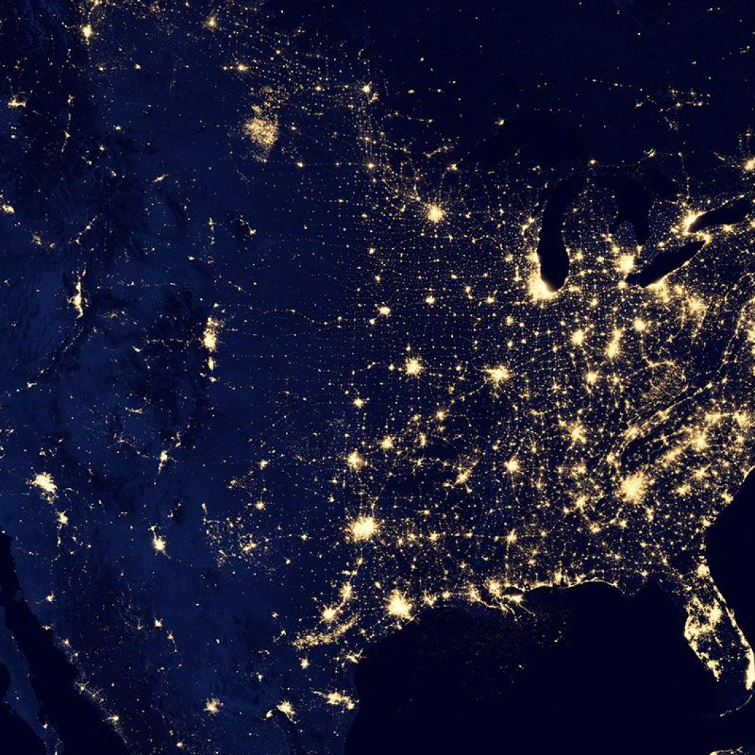 US Electrical Grid Map