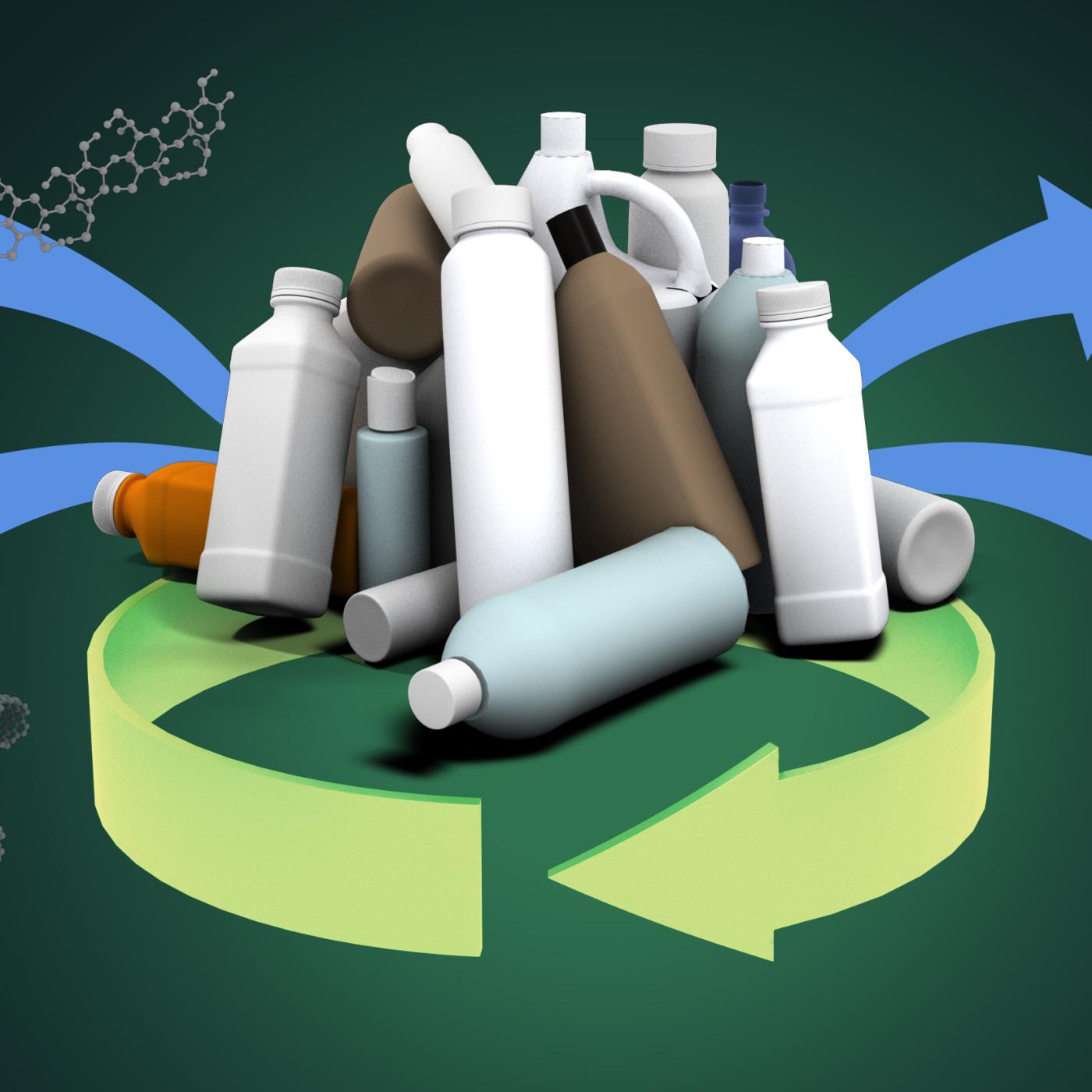 In a study, ORNL researchers concluded that the most direct path to plastic upcycling is through designing polymers specifically for reuse, which would allow the material to be converted into high-value products. Credit: Andy Sproles/ORNL, U.S. Dept. of Energy