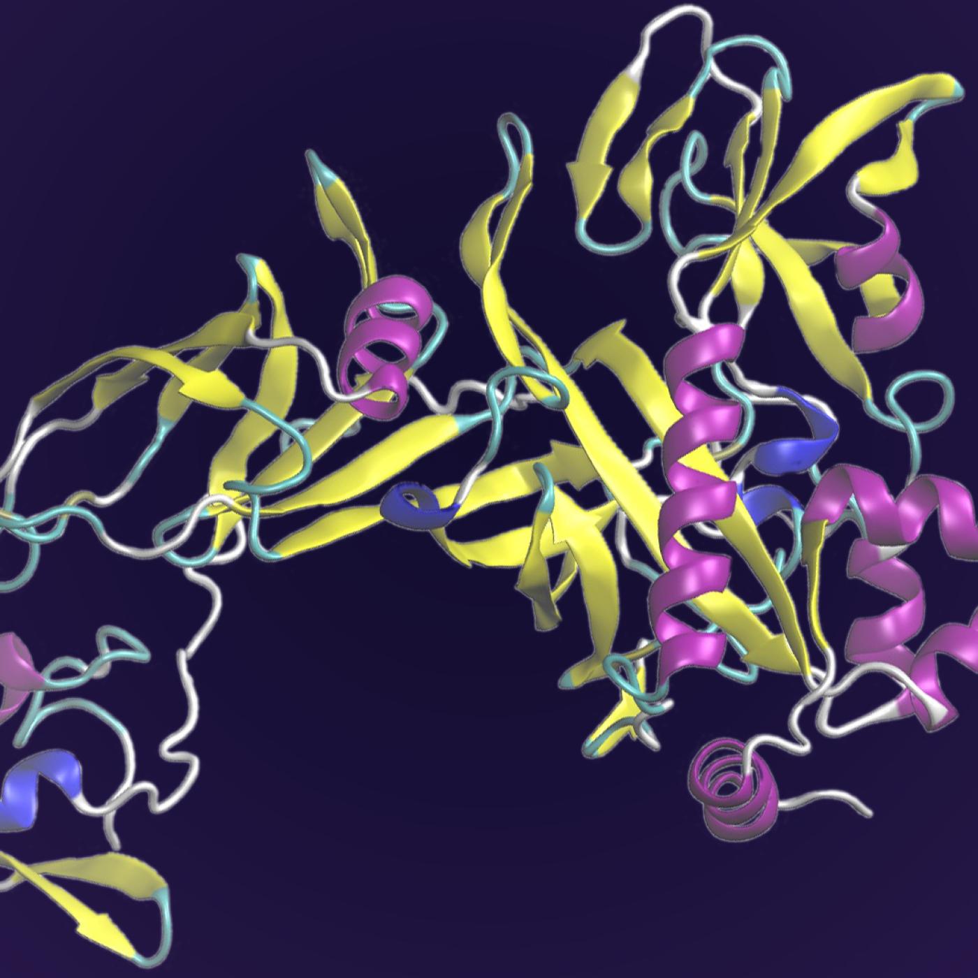 This protein drives key processes for sulfide use in many microorganisms that produce methane, including Thermosipho melanesiensis. Researchers used supercomputing and deep learning tools to predict its structure, which has eluded experimental methods such as crystallography.  Credit: Ada Sedova/ORNL, U.S. Dept. of Energy