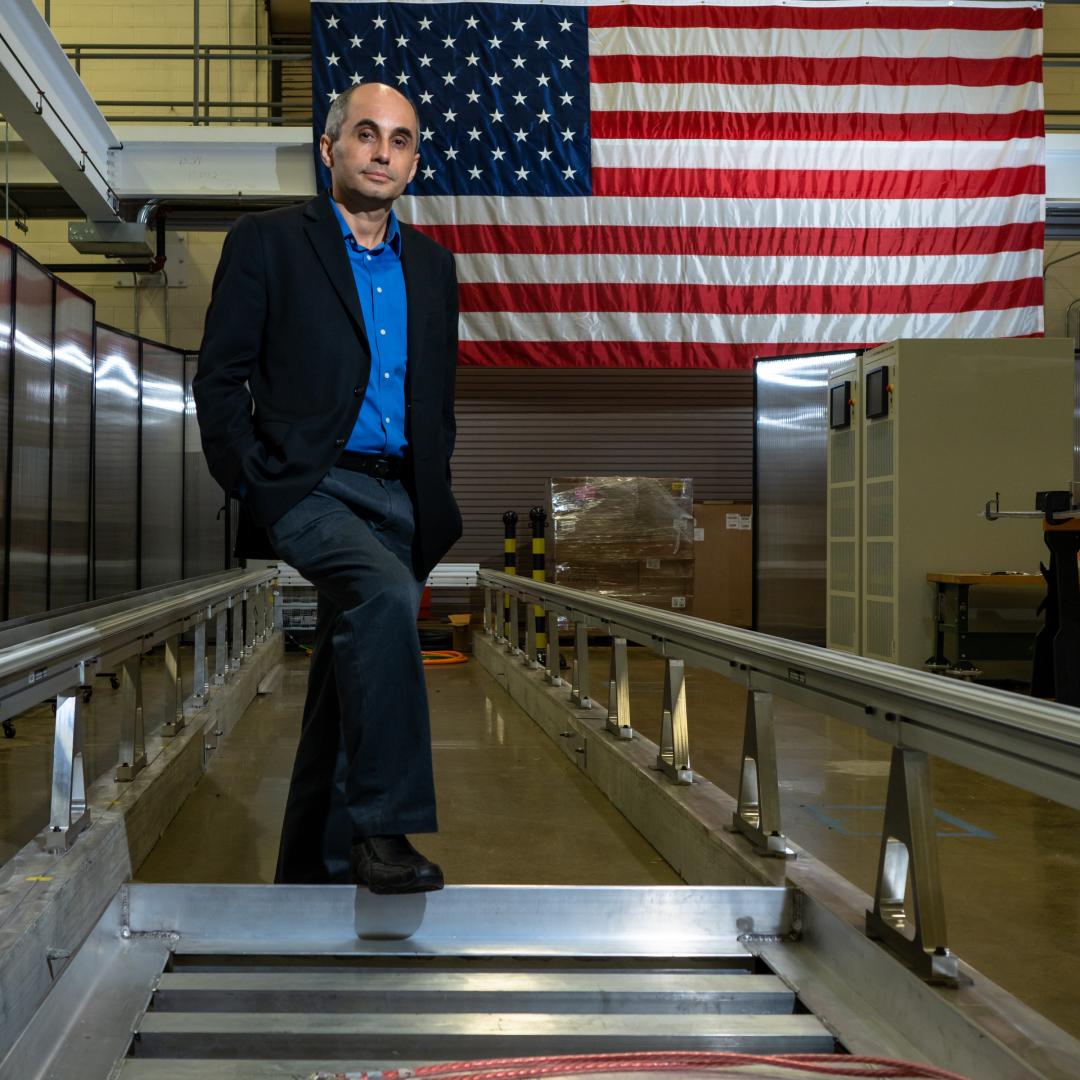 Burak Ozpineci, a Corporate Fellow and section head of Vehicle and Mobility Systems Research at Oak Ridge National Laboratory, is one of six international recipients of the eighth Nagamori Award recognizing his contributions to electrification in transportation. Credit: ORNL, U.S. Dept. of Energy