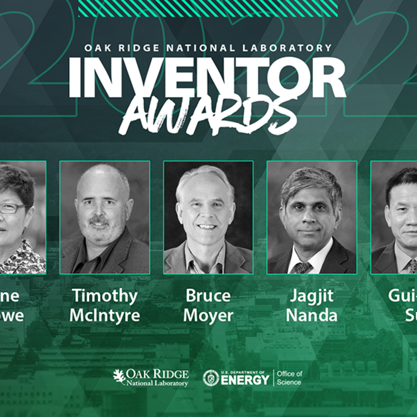 Seven scientists at the Department of Energy’s Oak Ridge National Laboratory have been named Battelle Distinguished Inventors, in recognition of their obtaining 14 or more patents during their careers at the lab. Credit: ORNL, U.S. Dept. of Energy