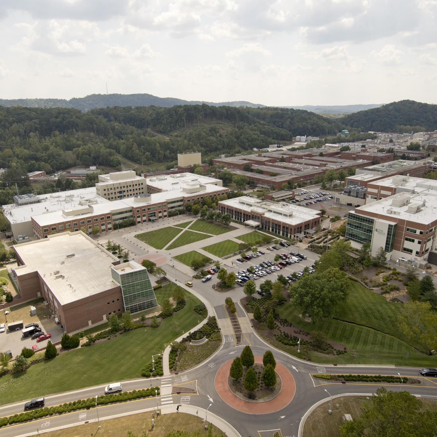 Aerial photo of ORNL Main Campus