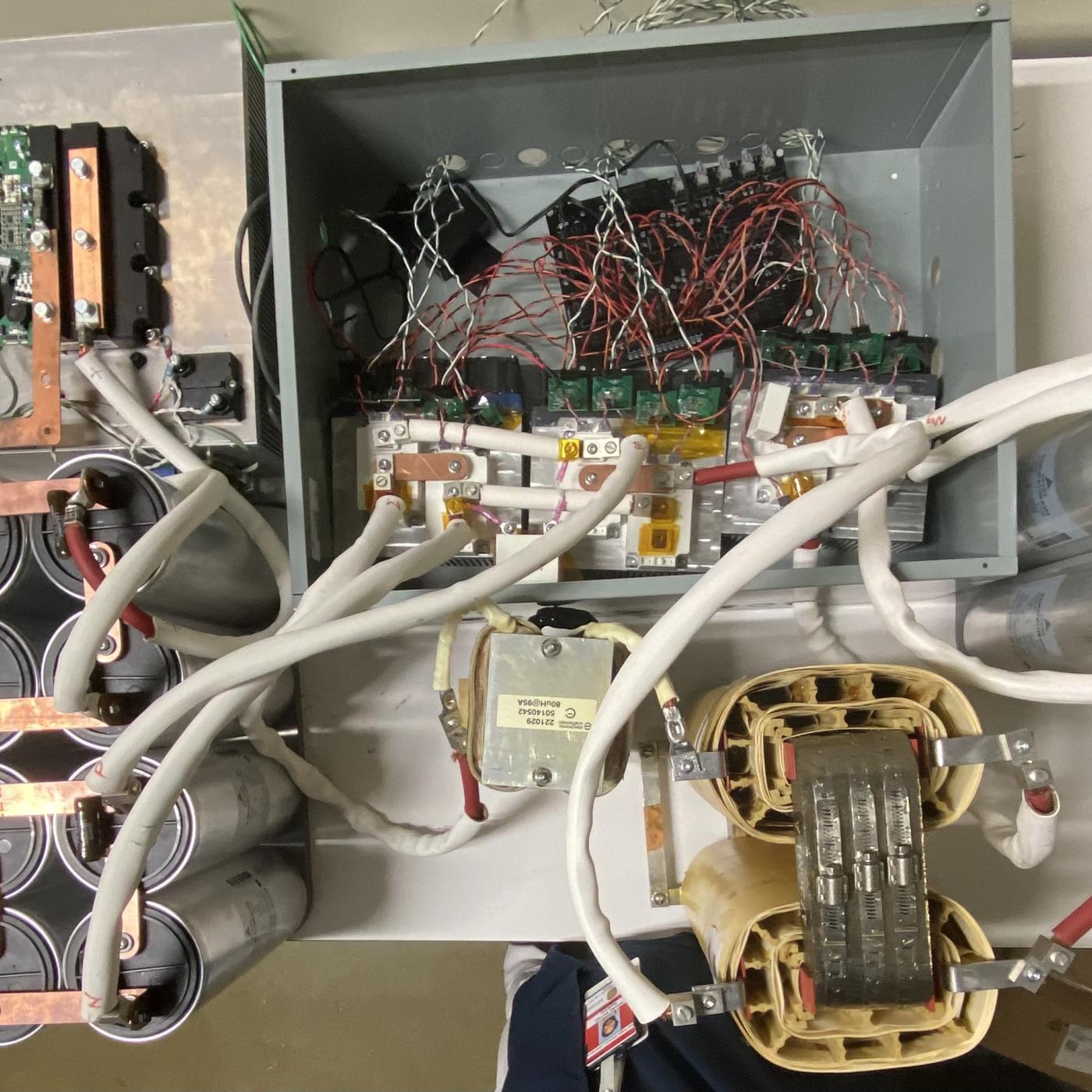 Power electronics that make up a single module of MARS