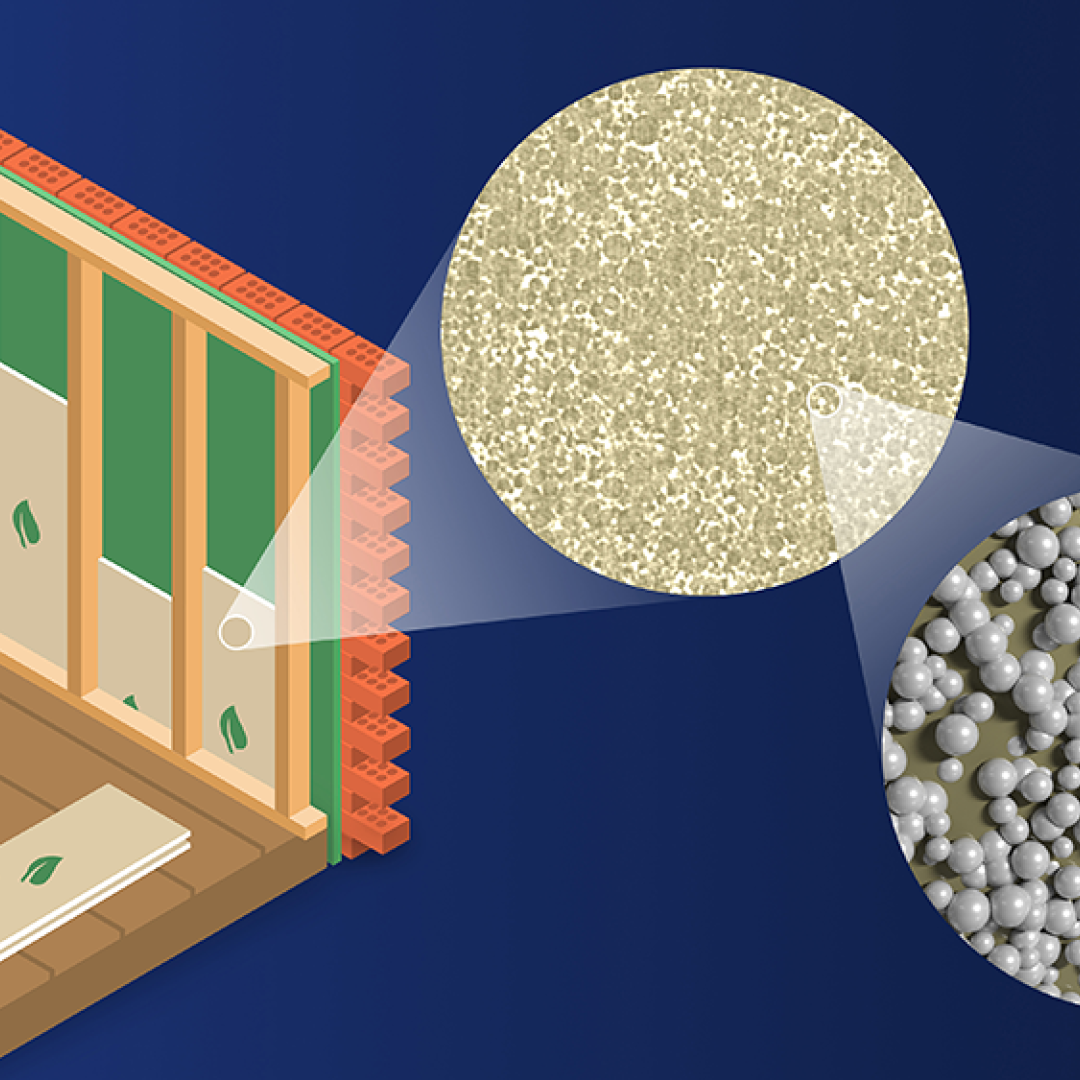 Eco-friendly foam insulates buildings without warming the globe