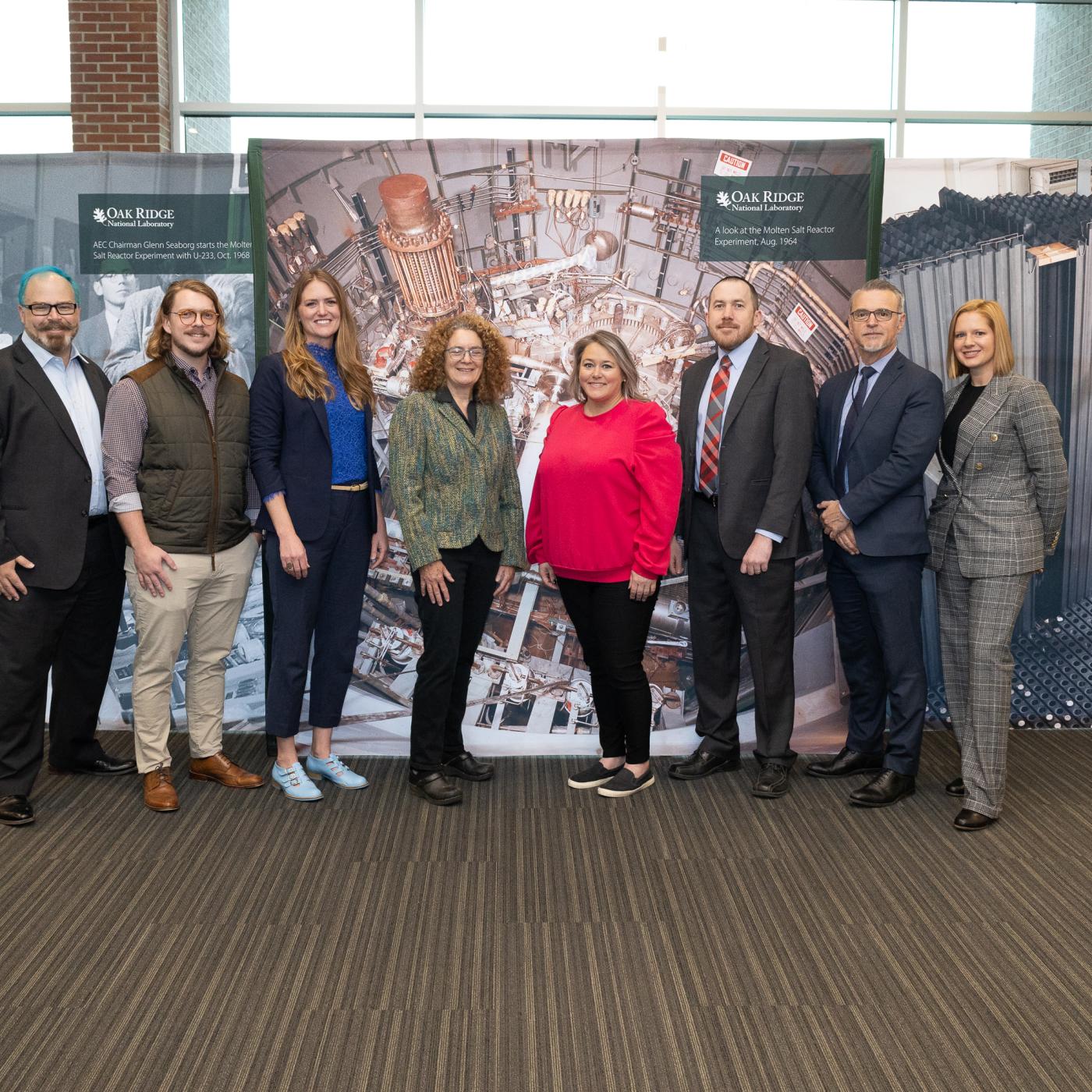 Photo 1: Event organizers from the Nuclear Energy Fuel Cycle Division. Credit: Carol Morgan/ORNL, U.S. Dept. of Energy