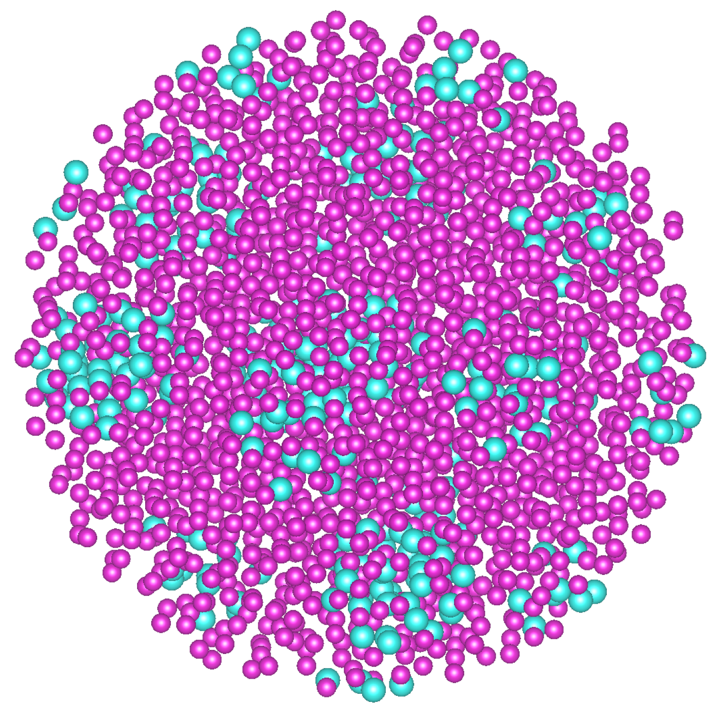 Researchers used Frontier, the world’s first exascale supercomputer, to simulate a magnesium system of nearly 75,000 atoms and the National Energy Research Computing Center’s Perlmutter supercomputer to simulate a quasicrystal structure, above, in a ytterbium-cadmium alloy. Credit: Vikram Gavini 