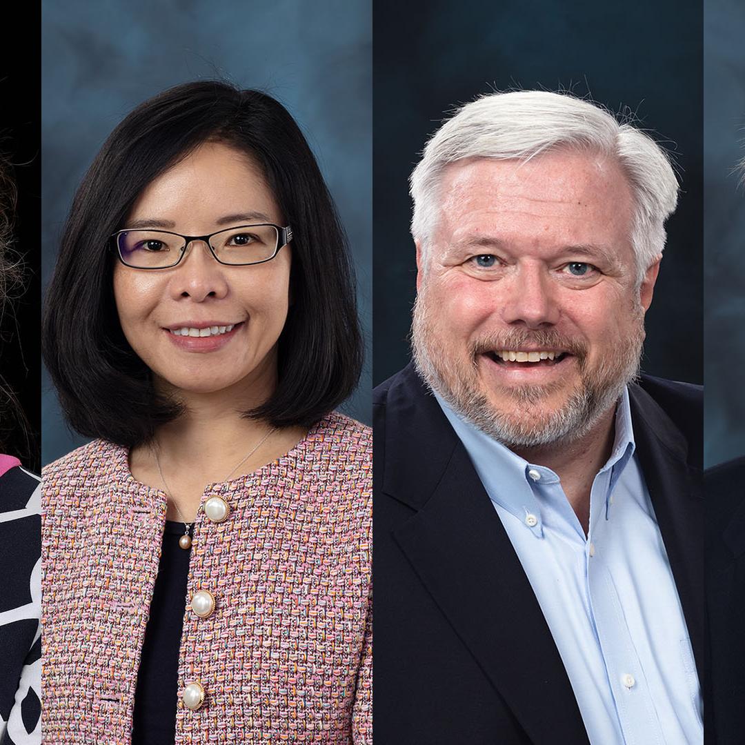 From left, Cable-Dunlap, Chi, Smith and Thornton have been named ORNL Corporate Fellows. Credit: ORNL, U.S. Dept. of Energy