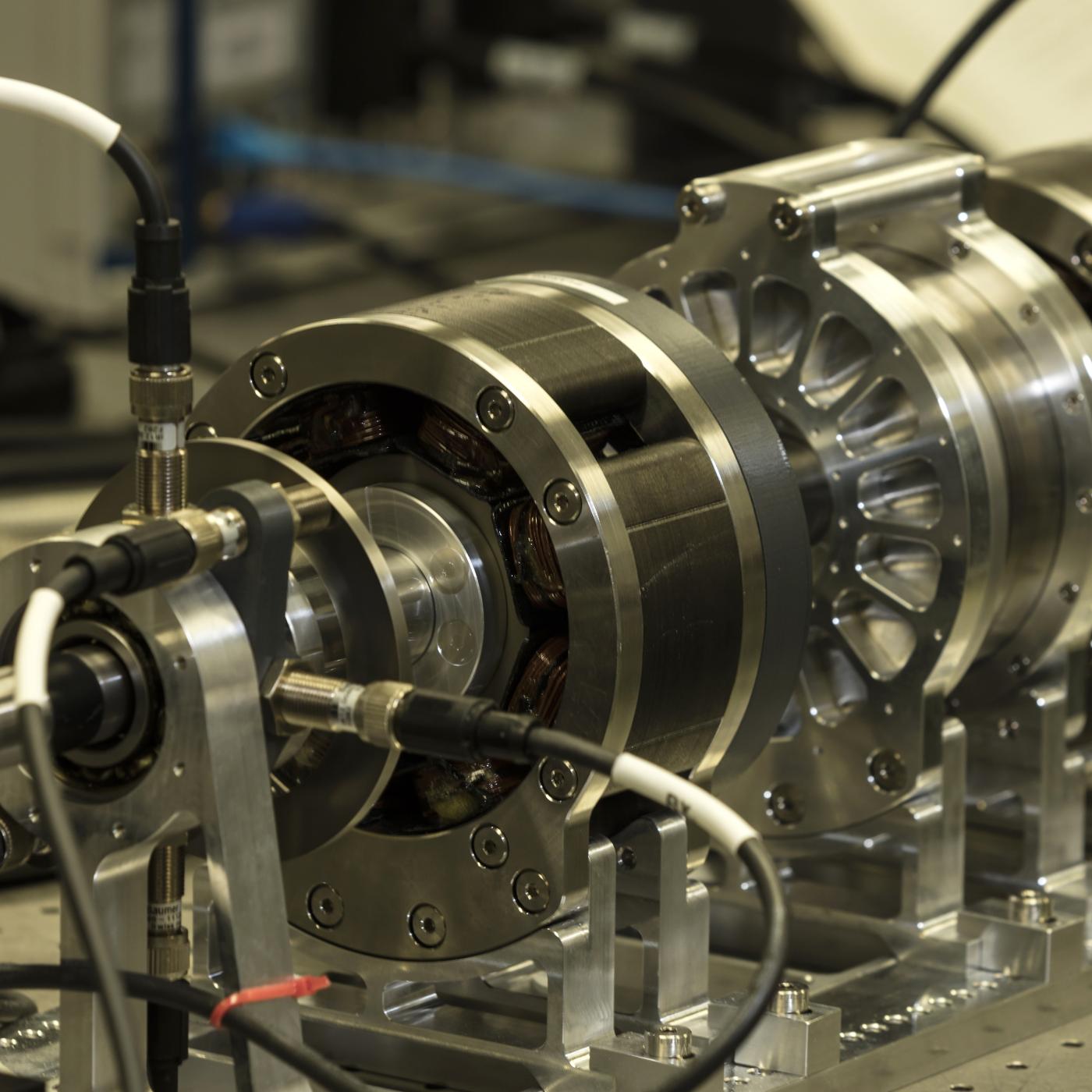 Magnetic suspension test bed.