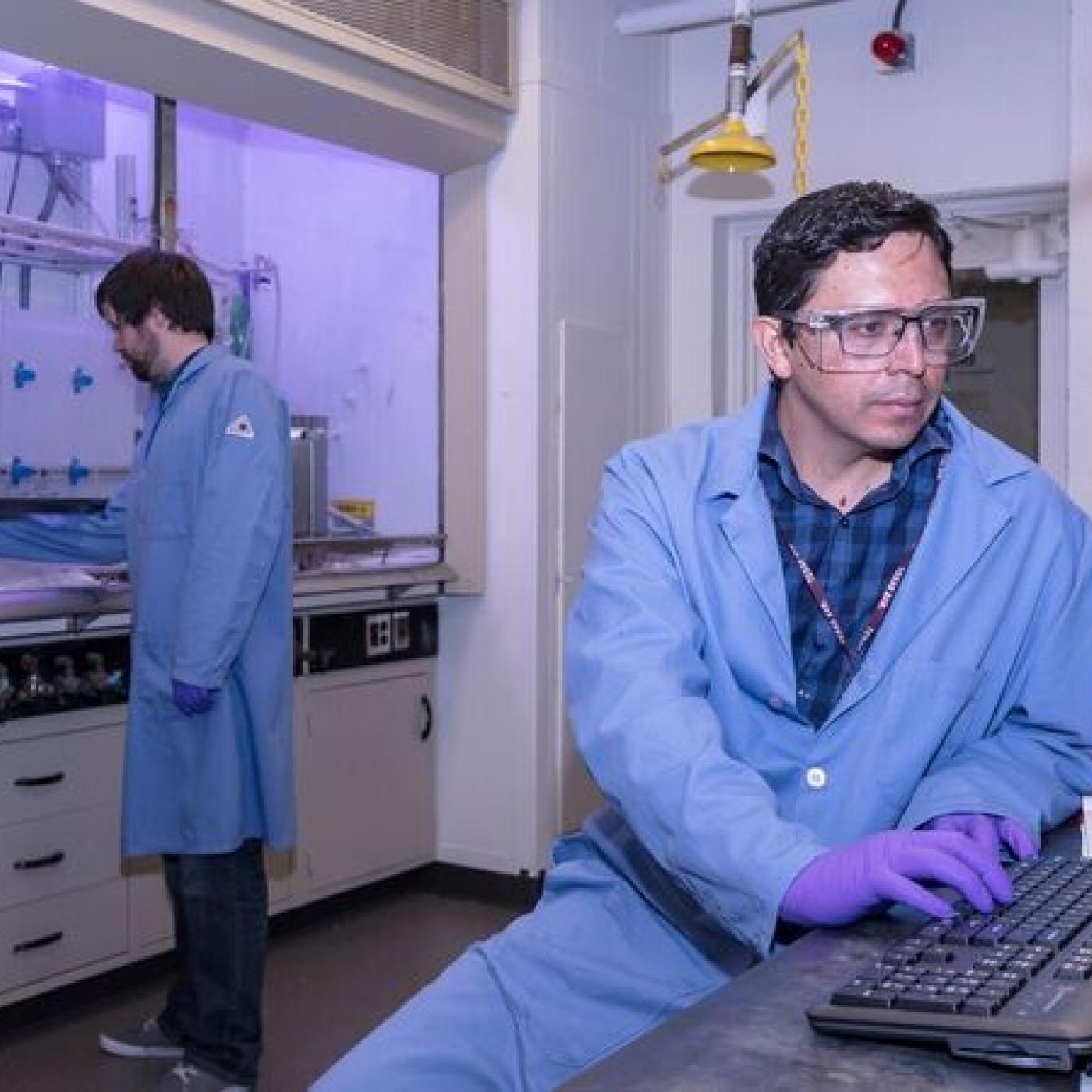 ORNL’s new salt purification lab offers tools to make and purify the salt and perform corrosion testing, which are essential steps in qualifying molten salt reactor technologies for commercial use. Credit: Carlos Jones/ORNL, U.S. Dept. of Energy