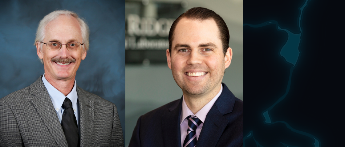 Photos of Larry Baylor and Christian Petrie