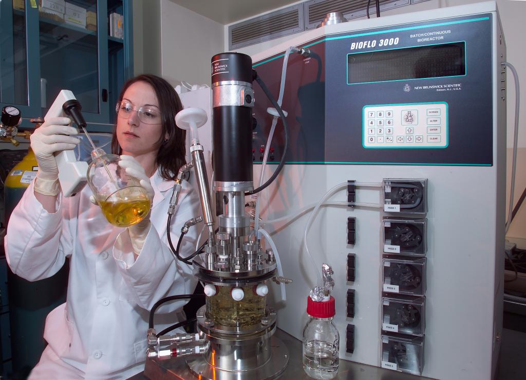 Chemist at work