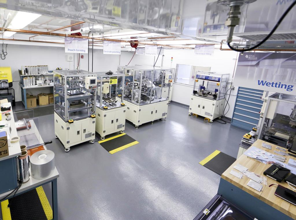 Battery manufacturing facility