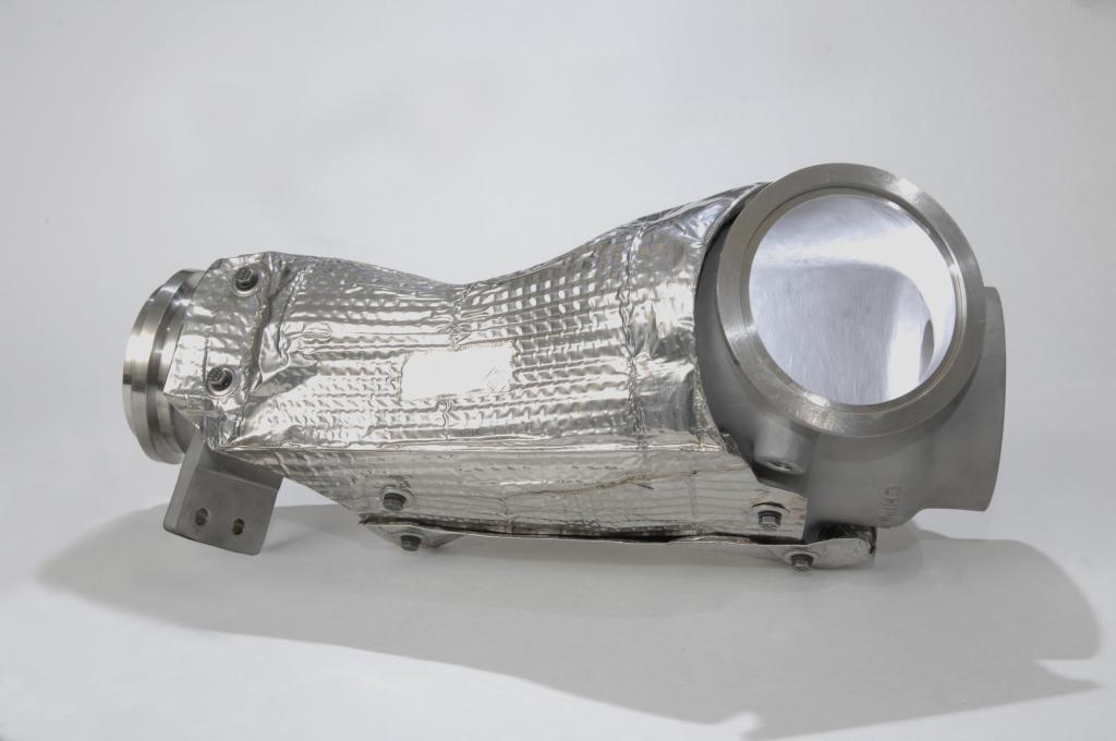 This Caterpillar regeneration system is used in thousands of heavy-duty highway diesel engines. It employs an ORNL-developed, R&D 100 award-winning cast austenitic steel.
