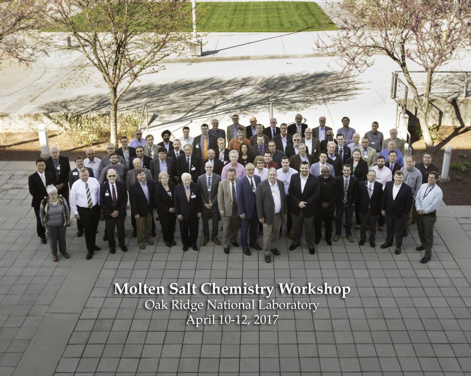 Group shot at Molten Salt Chemistry workshop
