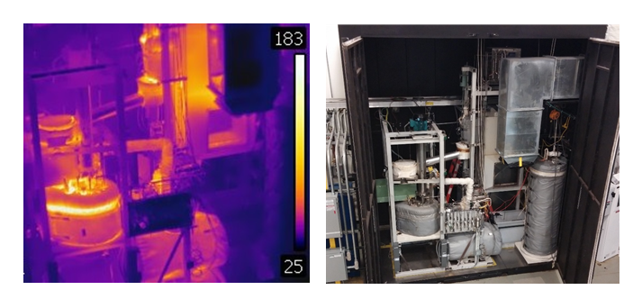 A FLiNaK mixture of salt was circulated for the first time in the Liquid Salt Test Loop (LSTL)