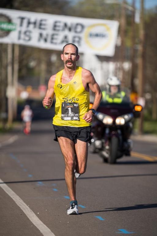 Ethan Coffey runs 2022 Knoxville Marathon