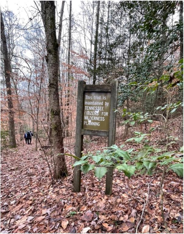 ORNL Employees volunteered to help clear trails with guidance from the nonprofit, Tennessee Citizens for Wilderness Planning.