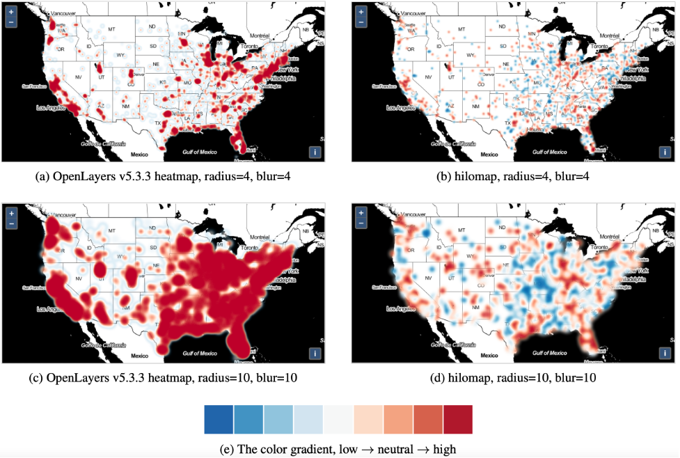 Online heatmap CSED CCSD ORNL