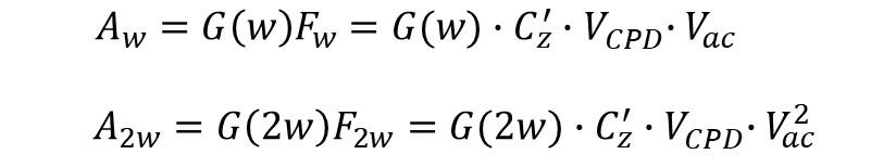Equations KPFM open loop