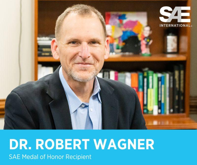 Robert Wagner, division director for the Buildings Transportation Science Division at ORNL, has received the prestigious SAE 2023 Medal of Honor.