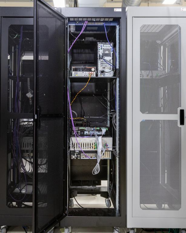 electrical equipment in metal cabinets