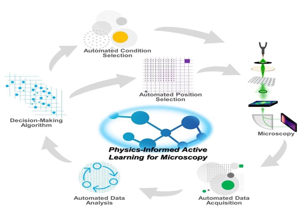 Researchers from ORNL and the University of Tennessee, Knoxville, have created a physics-informed, active learning method for autonomous experiments. Credit: Yongtao Liu / ORNL, U.S Dept. of Energy 