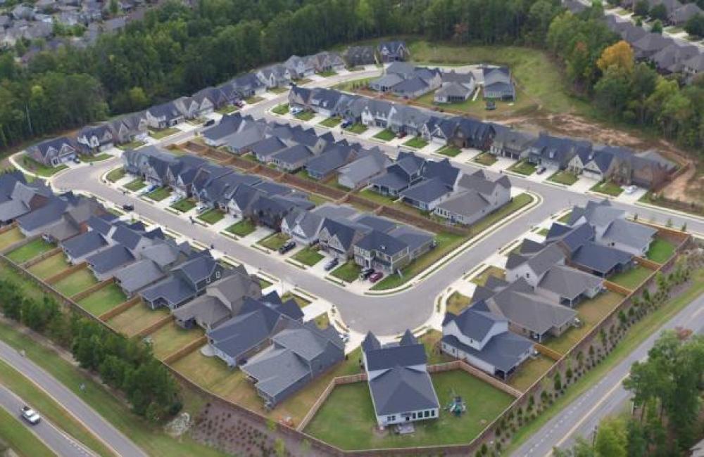 suburban housing development