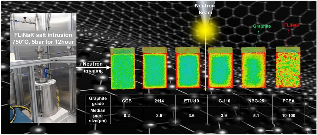 Understanding fluoride salt intrusion in nuclear-grade graphite