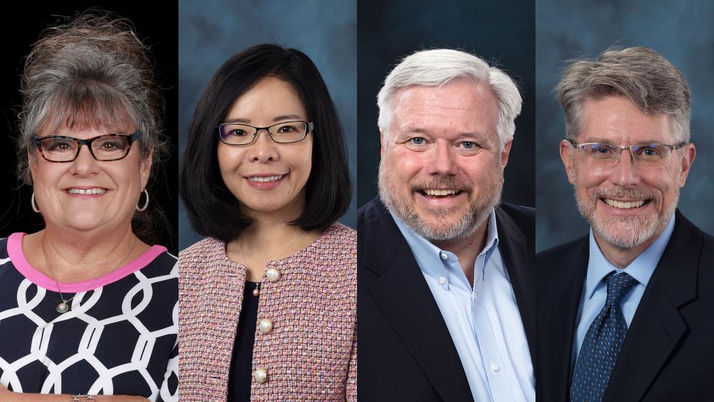 From left, Cable-Dunlap, Chi, Smith and Thornton have been named ORNL Corporate Fellows. Credit: ORNL, U.S. Dept. of Energy