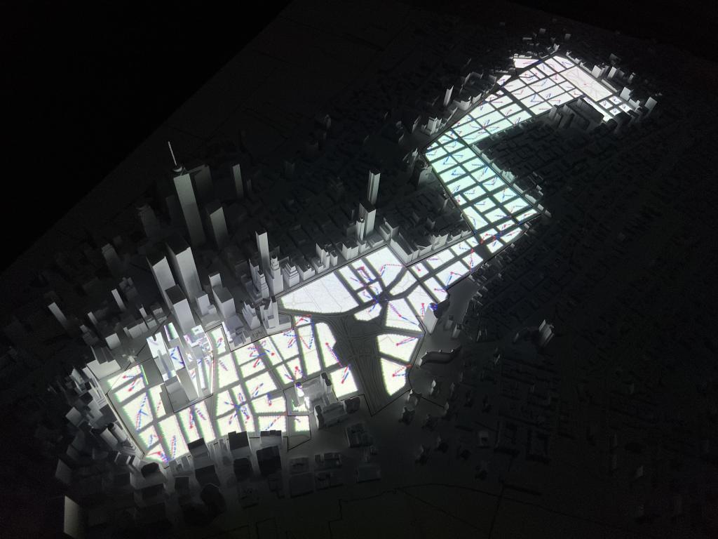 Caption: Frank Li uses visual and physical forms to represent how the city, the environment and energy consumers interact. Credit: Fengqi Li/ORNL, U.S. Dept. of Energy